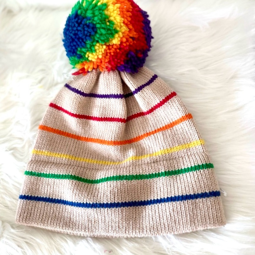 Vermont Originals Handcrafted  Wool Beanie with Pom Pom
